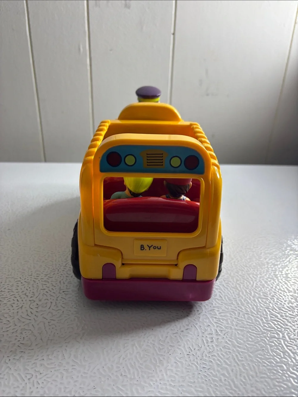 Boogie Bus Yellow Kids Toy Bus with Figures